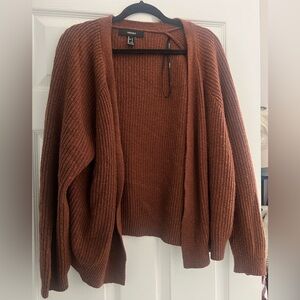 Cozy Open-Front Cardigan
